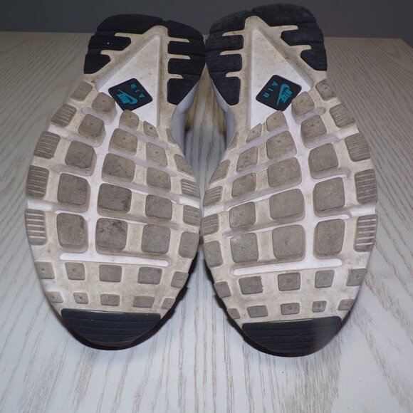 Size 10.5 - Nike Air Huarache Run Black/Blue Ultra - Picture 9 of 10